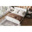Très grand lit plateforme, lit plateforme en bois massif avec lattes de soutien et structure solide, aucun sommier nécessaire, blanc-802090919-802090915