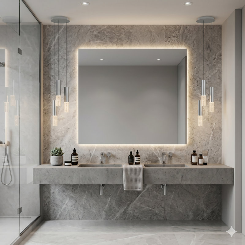 Rathi 3 - Light LED Cluster Pendant, Nickel