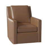 Jaxon Leather Swivel Armchair