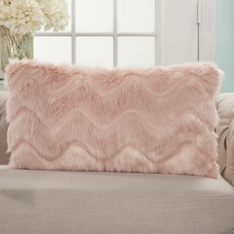 Ruffled Throw Pillow, 14" x 24"
