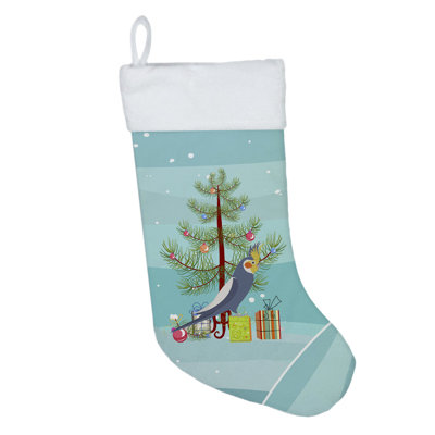 Chaussette Cockatiel Merry Christmas