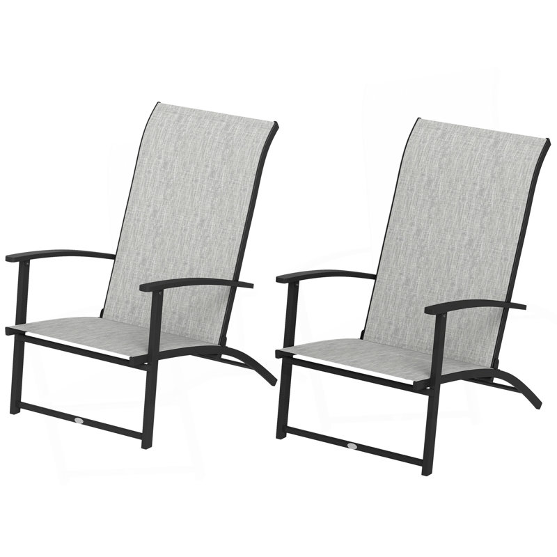 Ensemble de 2 chaises d'extérieur, chaises pliantes