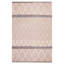 Tapis rose nouvel âge en laine de conception unique 6 pi 2 po x 9 pi Iagulli