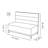 Faux Leather Upholstered Bench