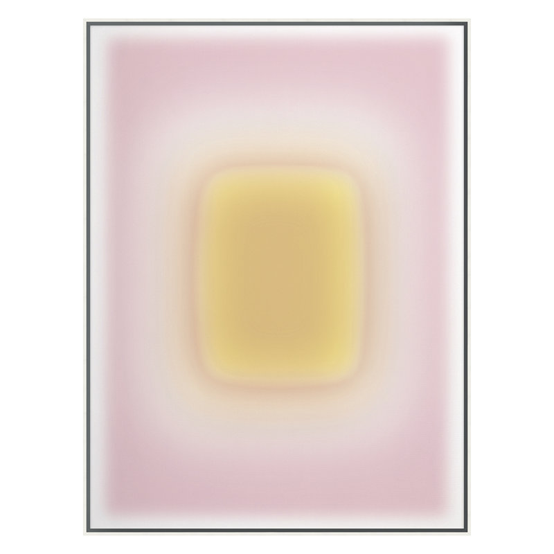 Blur Continuum 11 Print by Renee Stramel, 60" H x 45" W x 2.63" D, White