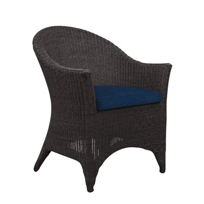 Cape Cod Patio Dining Chair with Cushion (Set of 2)