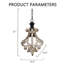 Lustre en bois Franklintown