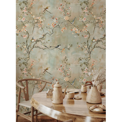 Rouleau de fleurs de cerisier chinois Bryelle