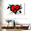 Hardie style cœur rouge style graffiti-107879679