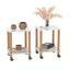 Table d'appoint moderne avec tablettes de rangement