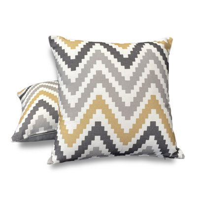 Chevron Reversible Pillow Cover