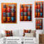 Tasse de café rouge et bleu Boho Morning I - Coffee Wall Art Living Room-457797639-457797645
