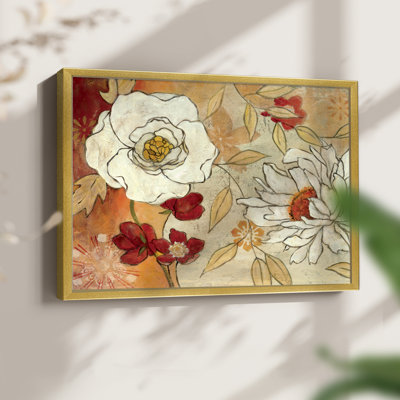 Lush Crimson I -Framed Print - Restickable