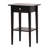 Dalton Nightstand-End Table with One Drawer Black-34342769