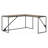 Ovia L-Shaped Metal Base Writing Desk-2109017893