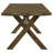 Carbon Knotty Nutmeg Rectangular Dining Table