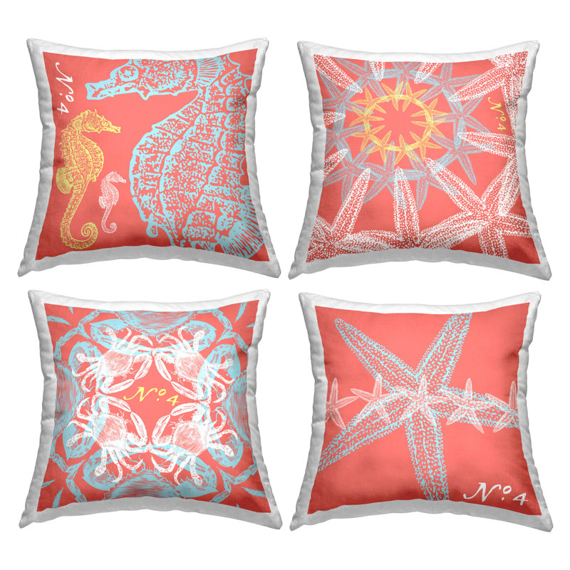 Polyester Throw Square Pillow Cover & Insert