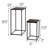 Heberling Steel Top Nesting Tables