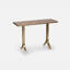 Console en bois massif Mrazik Yoho - 45,2 x 15,7 x 29,5 po