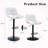 Modern Swivel Adjustable Bar Stools Set - 2 Pack-1507747580