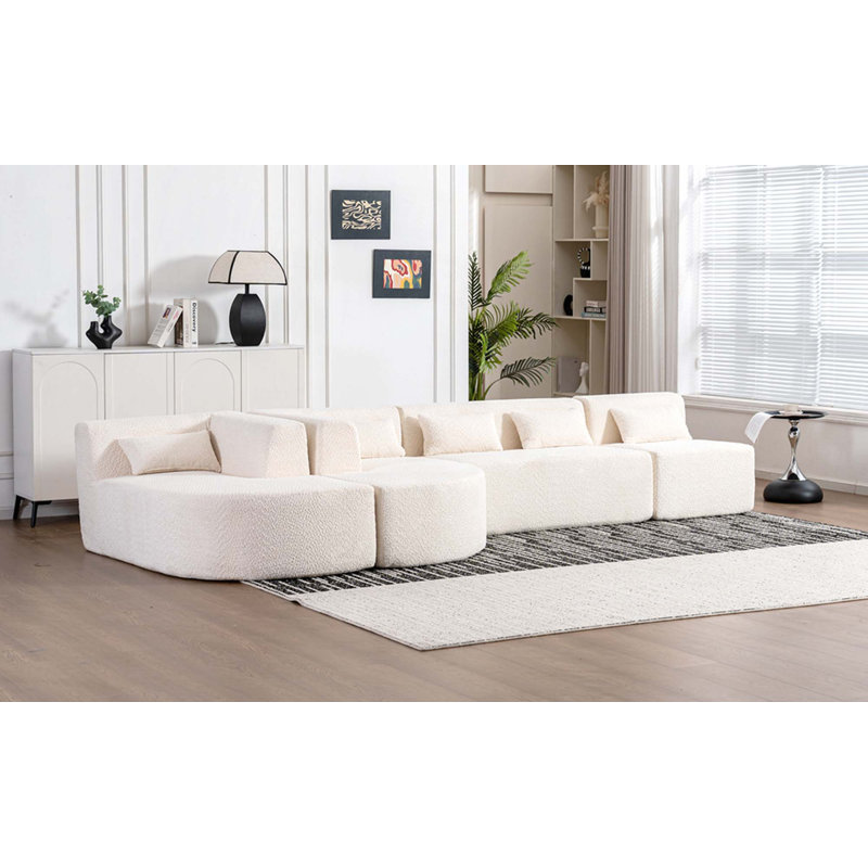 Canapé Boneless 144 po, Beige