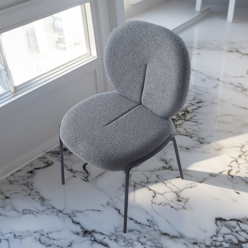 Chaise d'appoint Rheaume, Gris