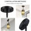 Mini luminaire suspendu moderne en cristal 3Pack