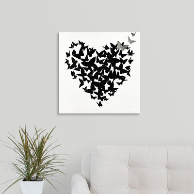 «Hearts in Flight III», impression sur toile