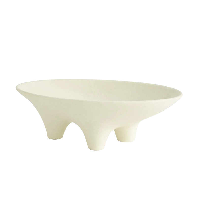 Opus Triple Leg Bowl-Ivory
