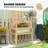 Wooden Raised Garden Bed with Detachable Greenhouse Top, Raised Garden Bed with Legs and Bed Liner, Elevated Planter Box for Flowers, Vegetables, Herbs, Natural-927164789