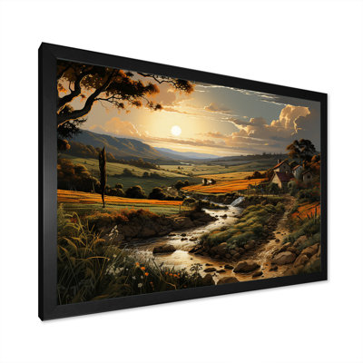 " Vineyard Charm Landscape V "