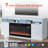 68" Media Console Fireplace TV Stand For TV Up To 78" with Electric Fireplace and LED Lights-1478532074