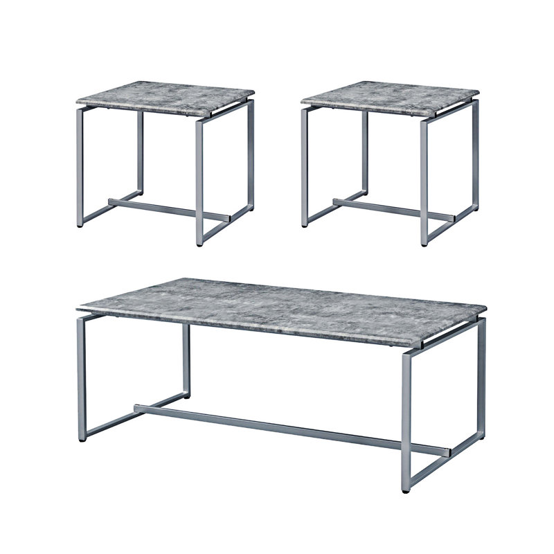 Rectnagular Coffee Table And End Table Set