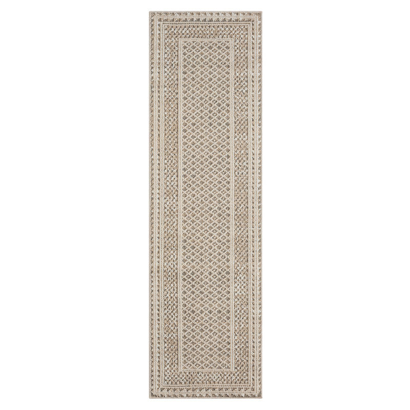 Dravin Polypropylene Beige Indoor/Outdoor Rug, Rectangle 2' x 3'