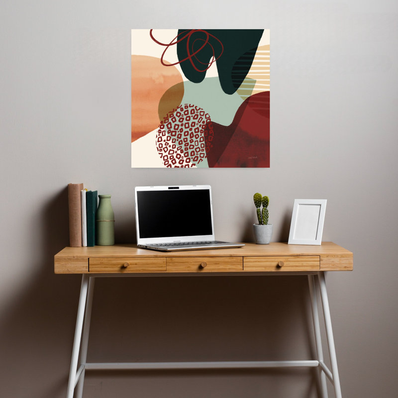 Variété II, art contemporain moderne abstrait, H 18 po x l 18 po