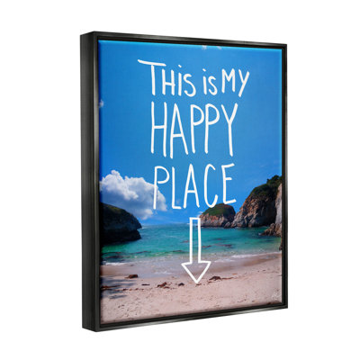 «My Happy Place Summer Beach», estampe numérique par K. Kaufman