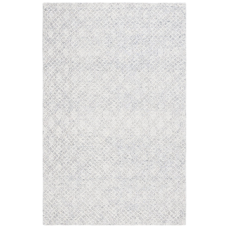 Tapis en laine et en coton touffeté à la main Desireah, Rectangle 5 pi x 8 pi