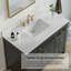 Plateau de meuble-lavabo 43 po avec lavabo et trous pour robinet-100150917