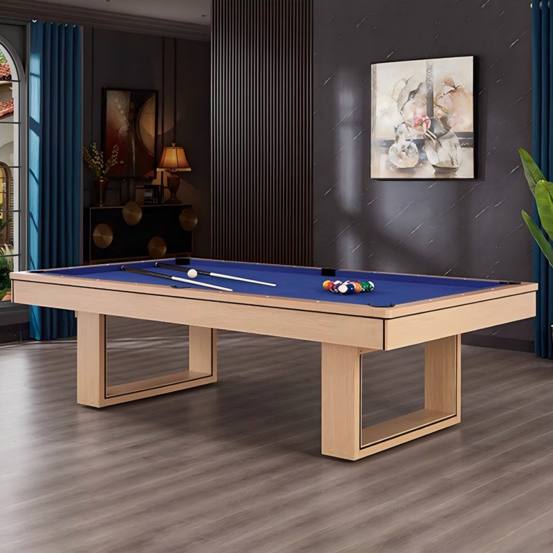 Table de ping-pong et table de billard multifonctionnelle 3-en-un 9 'Blue American, L 107,87 po x l 59,84 po x H 31,89 po