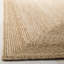 Tapis de couleur unie en fibres de naturelles de jute et de coton tissées à la main avec envers en latex Marie-24293065