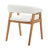 Mid-Century Modern Dining Chairs, Linen Upholstered Kitchen Dining Room Chairs Curved Backrest Dining Chairs With Wood Legs(Set Of 2)-1489500730-1489500729