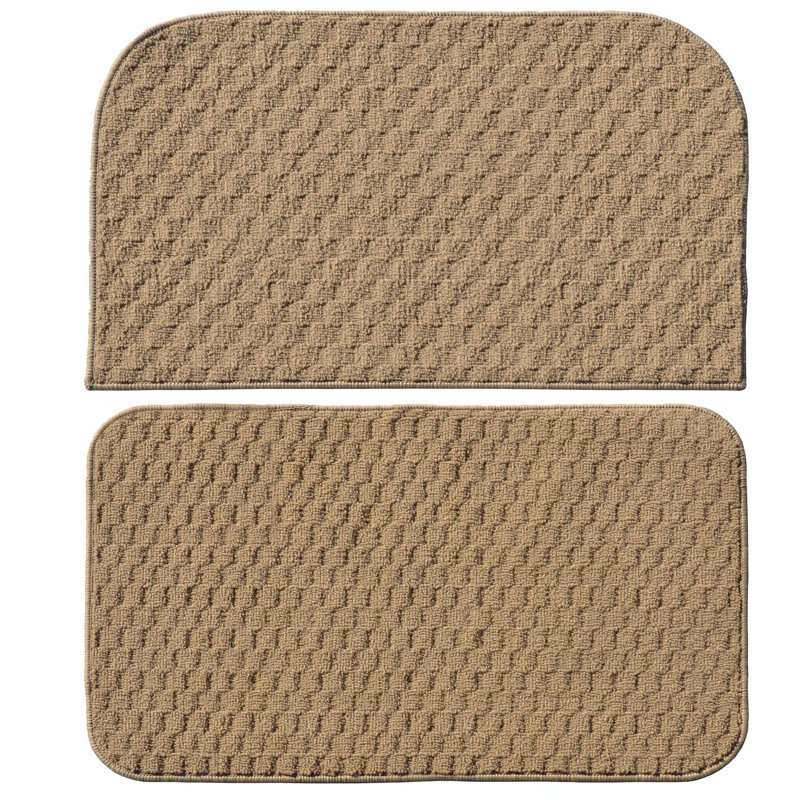 Ensemble de tapis de cuisine Lomax, Brun clair