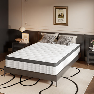 25cm Medium Hybrid Mattress – Memory Foam & Pocket Spring Mattress in a Box