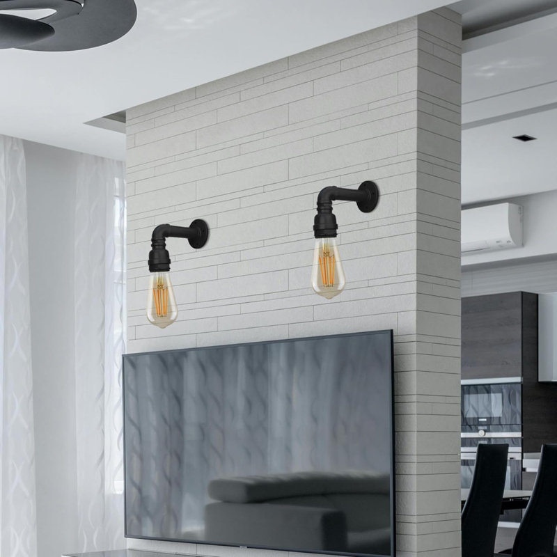Bellavia Armed Sconce, Black