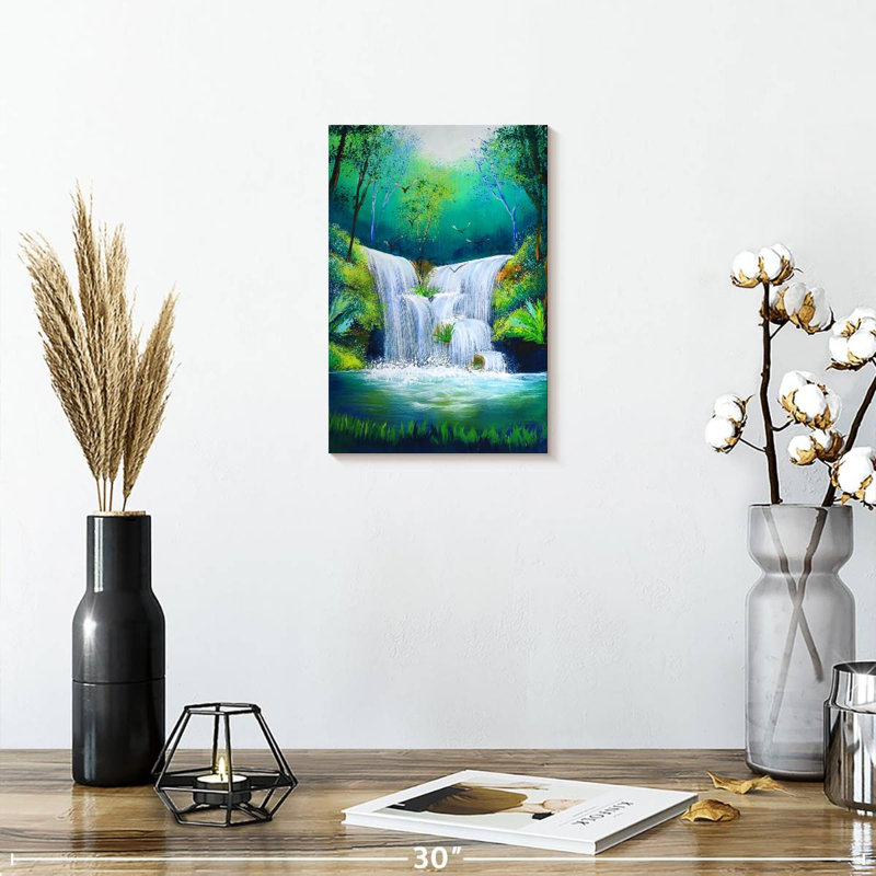 Alvord Waterfall, 12" H x 8" W