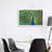 Peacock Feathers - Floater Frame Print on Canvas-30786859-30786856