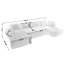 Modulaire 6 pour salon, 138,5 po avec revêtement en tissu respirant, siège moelleux, aucun assemblage requis, dossier divisé en 6, choix de sièges confortables-865597464