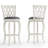 Swivel Upholstered Stool with Solid Wood Frame-1890804277-1890804275