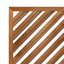 Ensemble de trois pièces d'art mural en bois