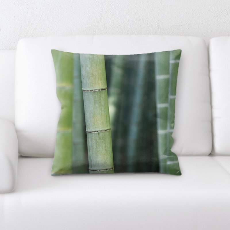 Coussin décoratif en bambou